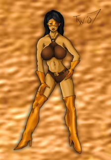 Brown Sugar pinup