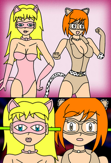 Pink Pussycat Comic 1 COLOUR BG